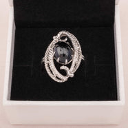 SARAH COVENTRY adjustable ring with gray cabochon