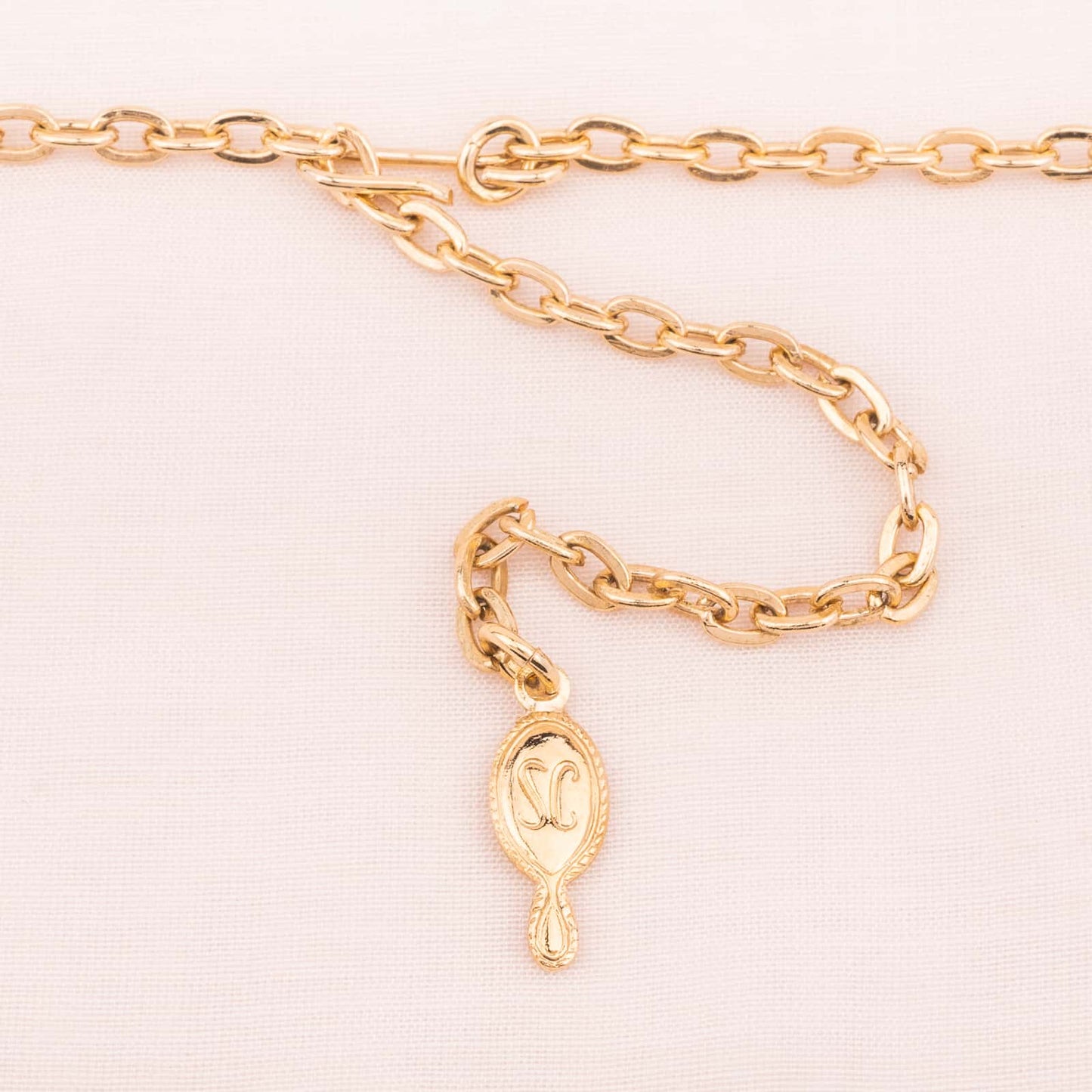 Sarah-Coventry-Halsketten-Verschluss-1972-Golden-Petals