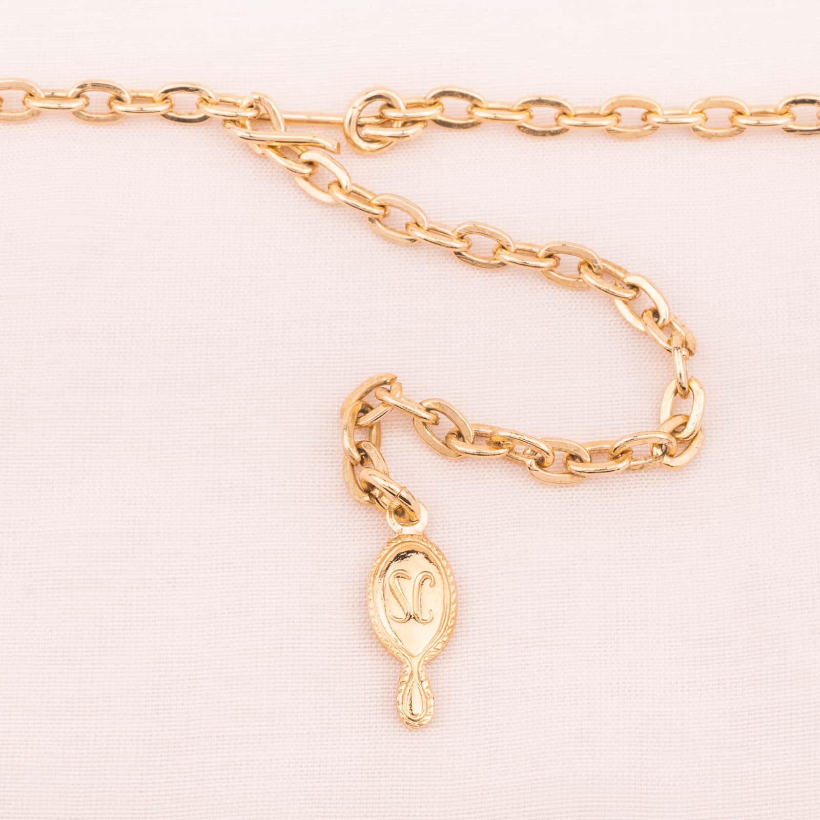 Sarah-Coventry-Halsketten-Verschluss-1972-Golden-Petals