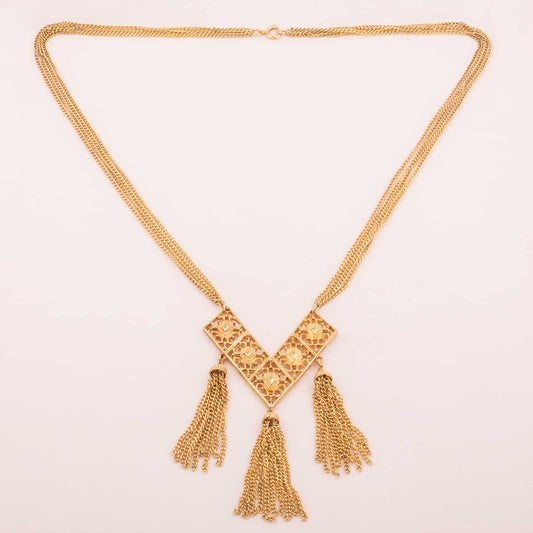 Sarah-Coventry-Boho-Hippie-Halskette-von-1972