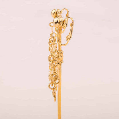 Sarah-Coventry-Boho-Hippie-Ohrringe-Golden-Petals-1971