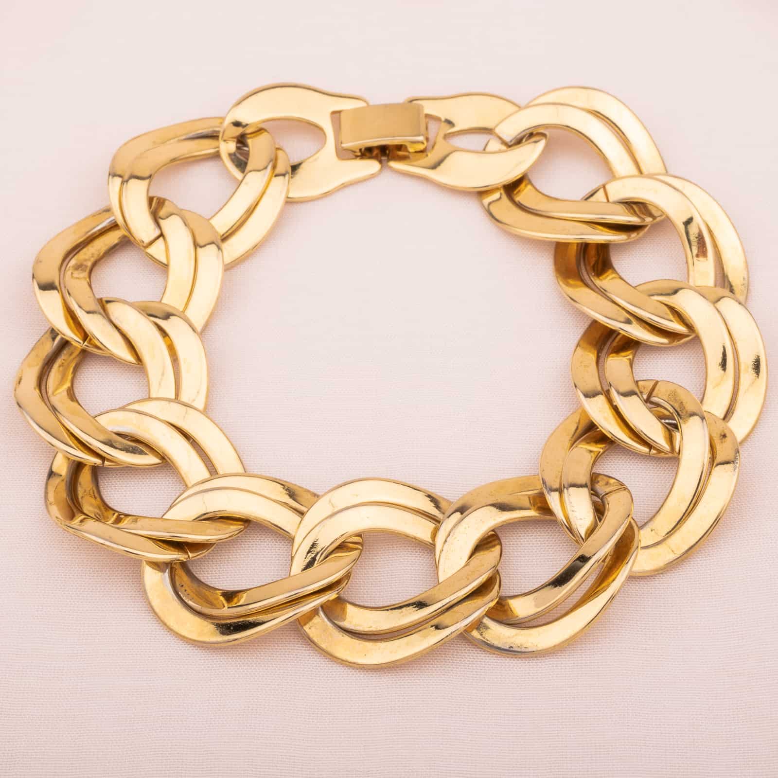 Armband-Kettenglieder-goldfarben-80s