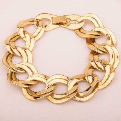 Armband-Kettenglieder-goldfarben-80s