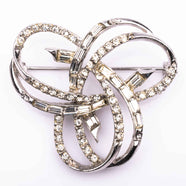 Brosche im 60s Space Age Design