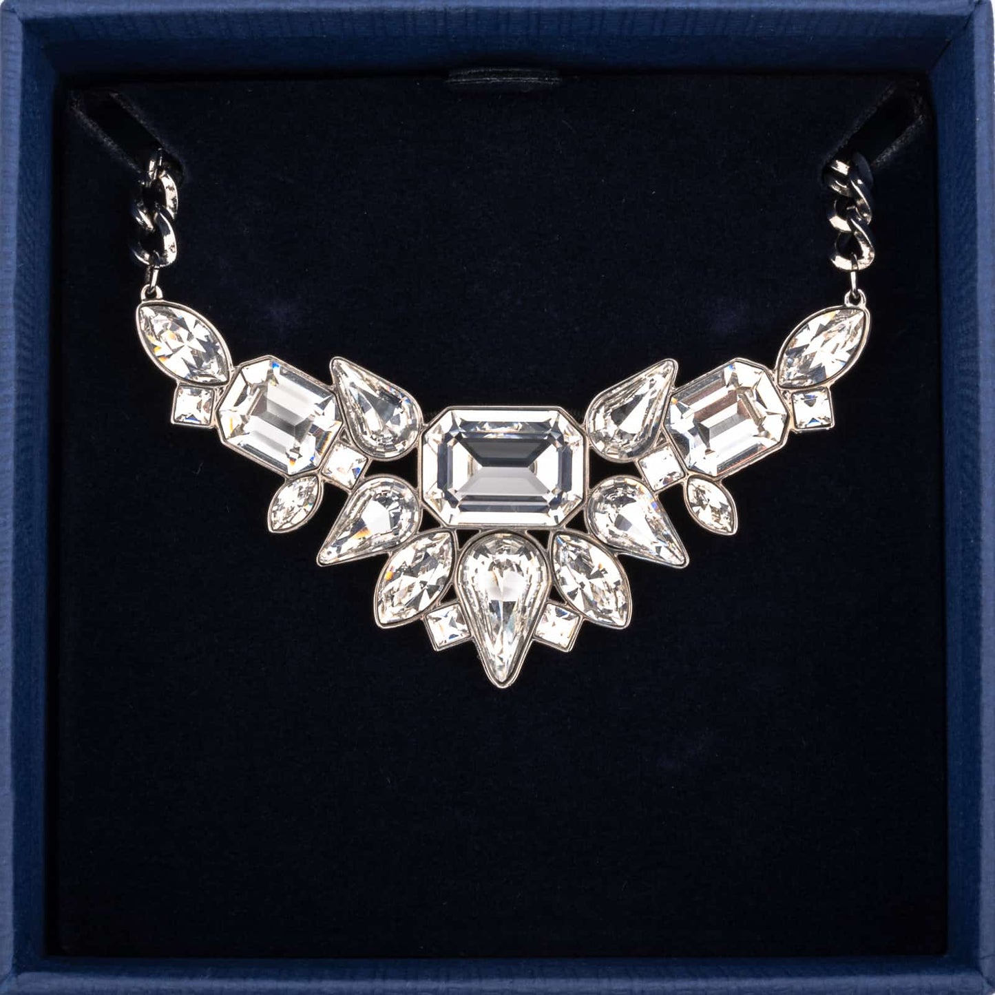 Swarovski-massive-Vintage-Kristallkette