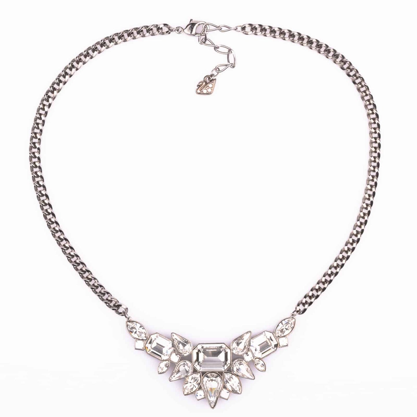 Swarovski-massive-Vintage-Kristallkette