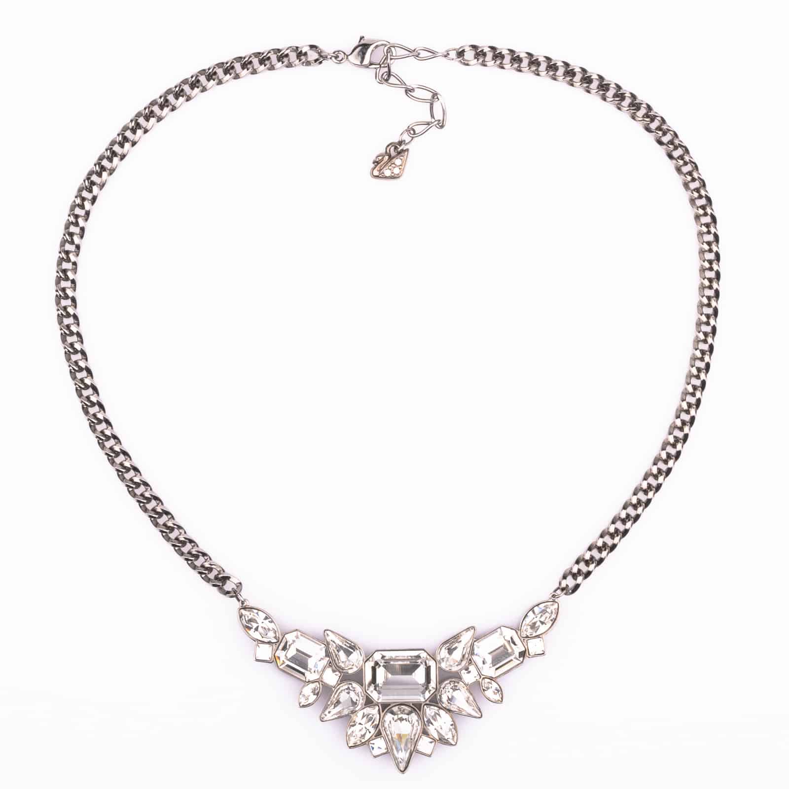 Swarovski-massive-Vintage-Kristallkette