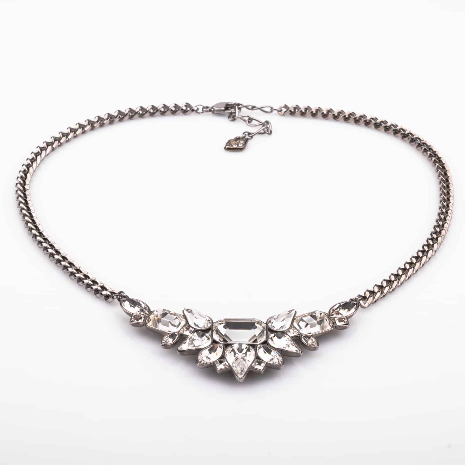 Swarovski-massive-Vintage-Kristallkette