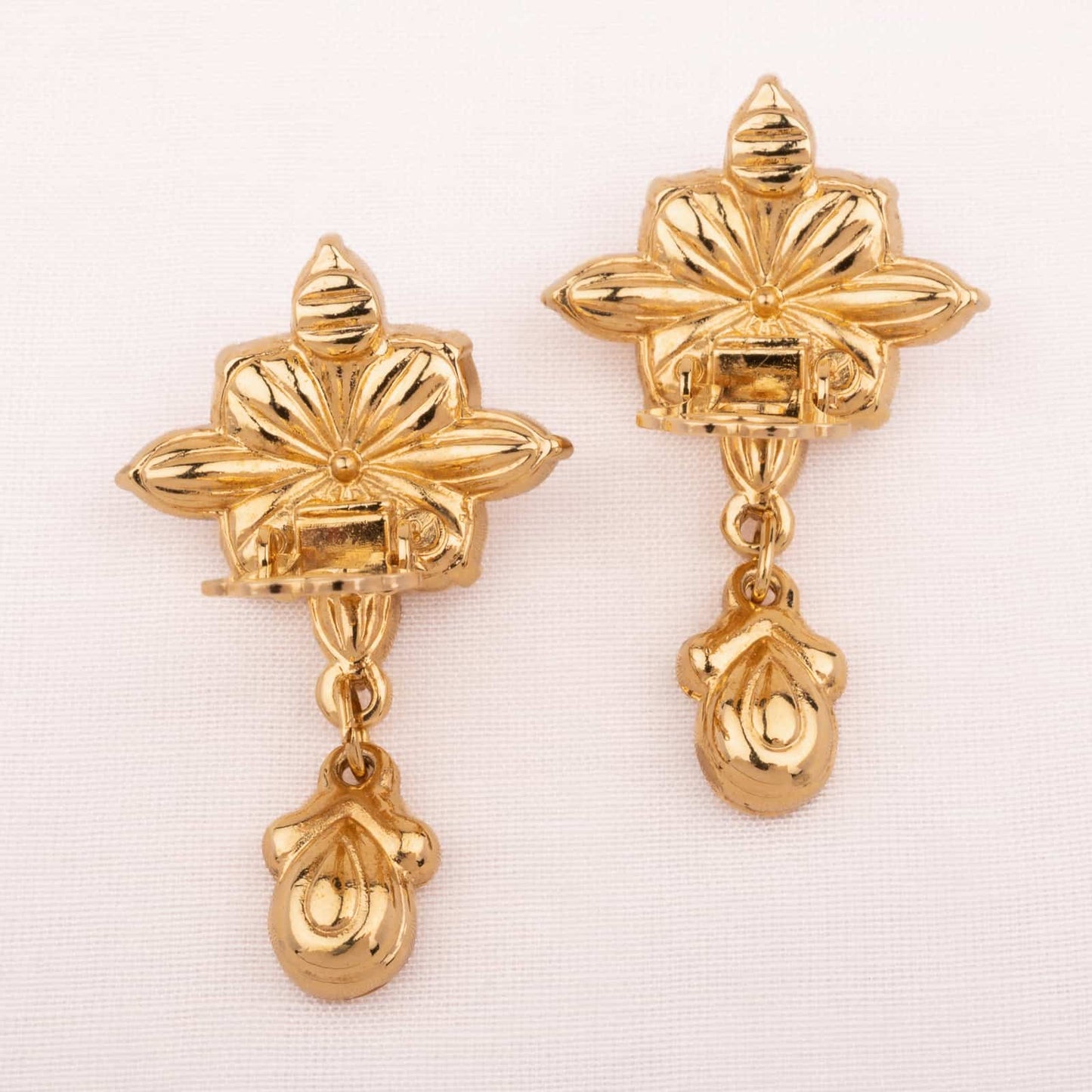 Swarovski-vergoldete-Ohrclips-Rückseiten