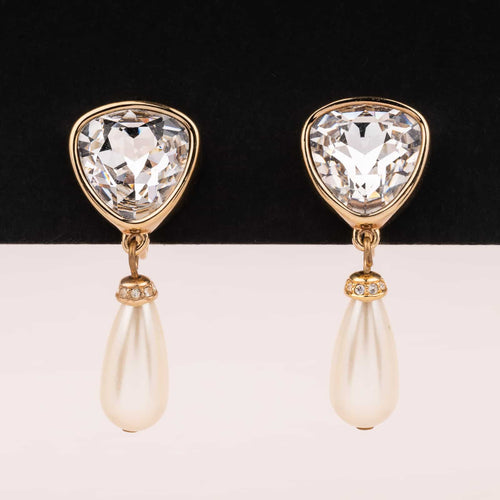 SWAROVSKI classic pearl drop earrings