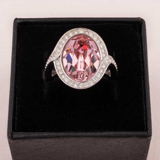 Swarovski-Ring-mit-Rosa-Kristall