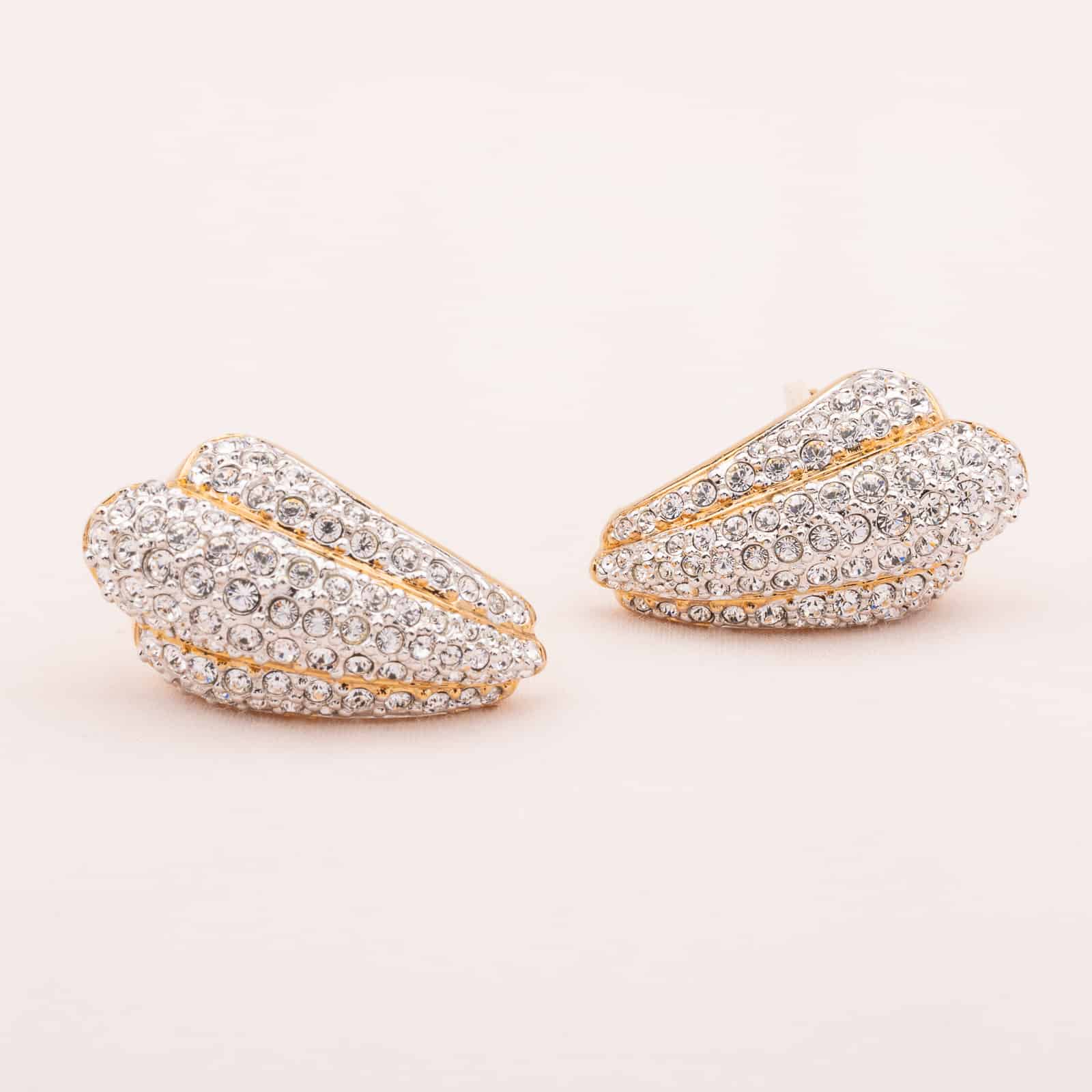 Swarovski-Vintage-Ohrclips-im-80s-Art-Deco-Design