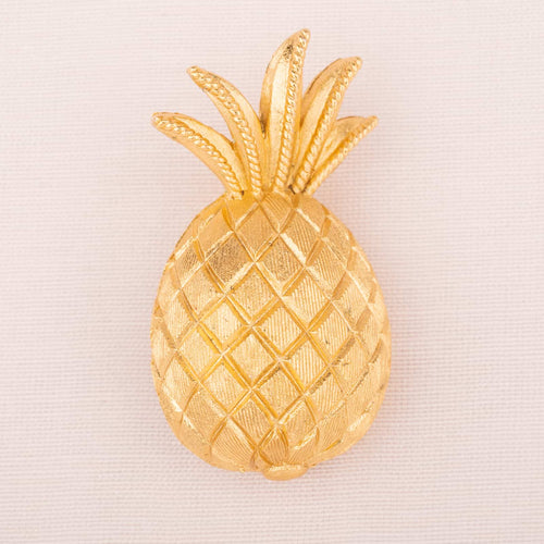 TRIFARI small pineapple brooch