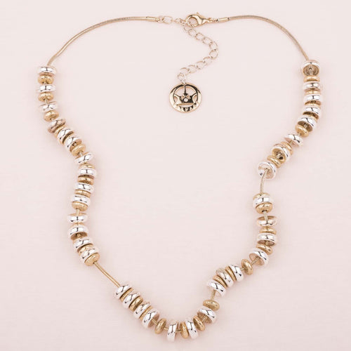 Trifari silver-colored necklace from the 90s