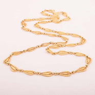 TRIFARI necklace with filigree chain links