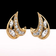 TRIFARI elegant earrings from the 90s