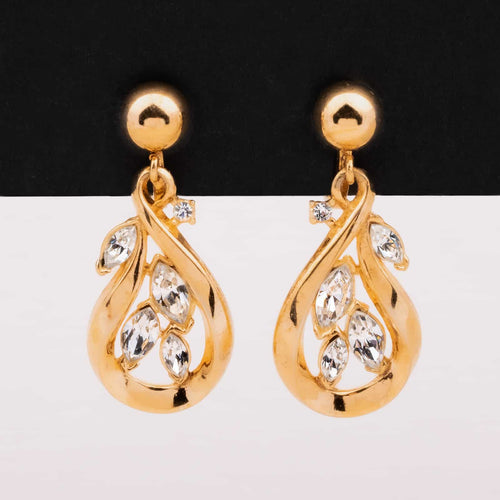 TRIFARI earrings with a teardrop pendant