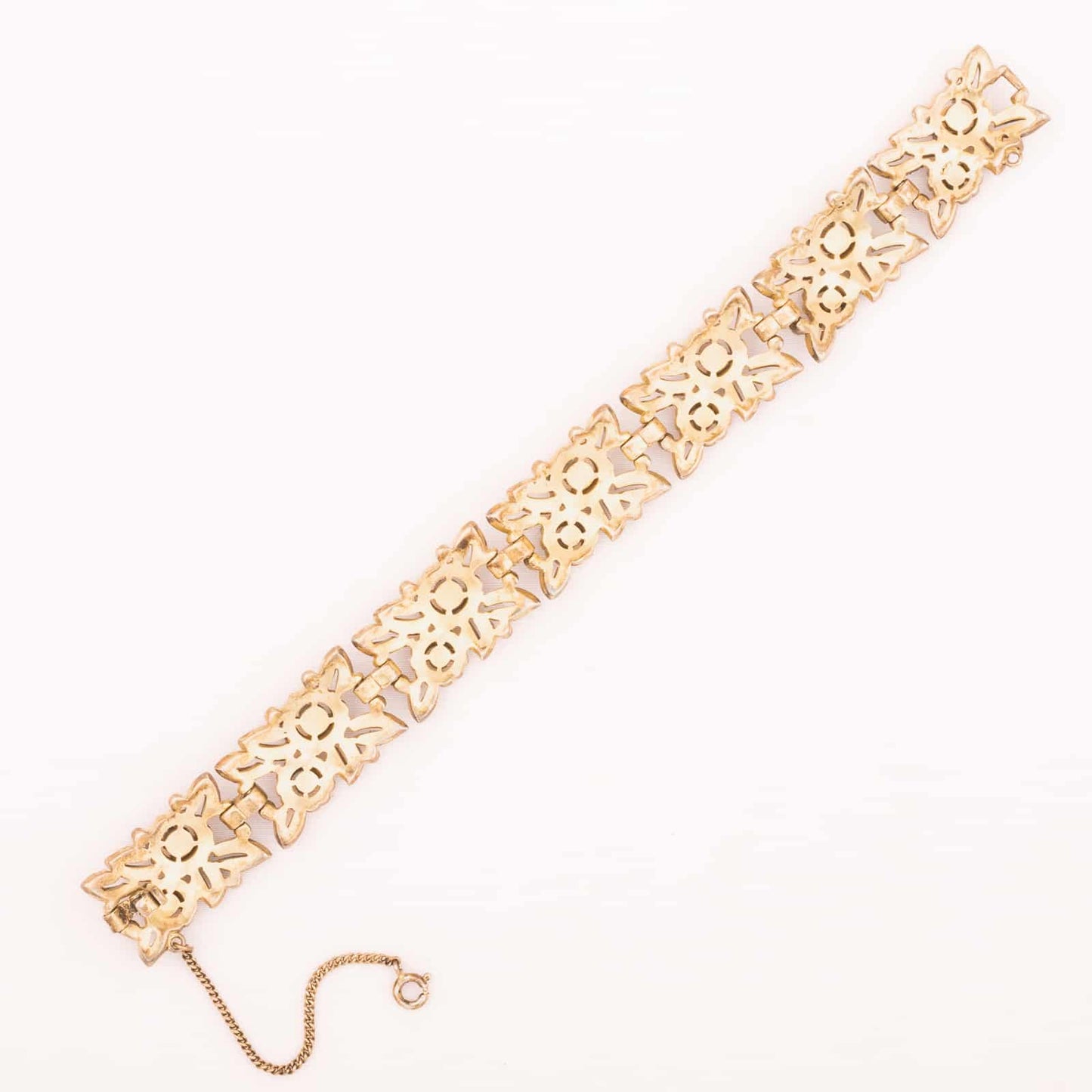 Trifari-Vintage-Armband-Rückseiten