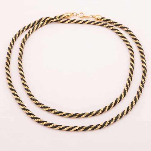 Maritime cord necklace from TRIFARI