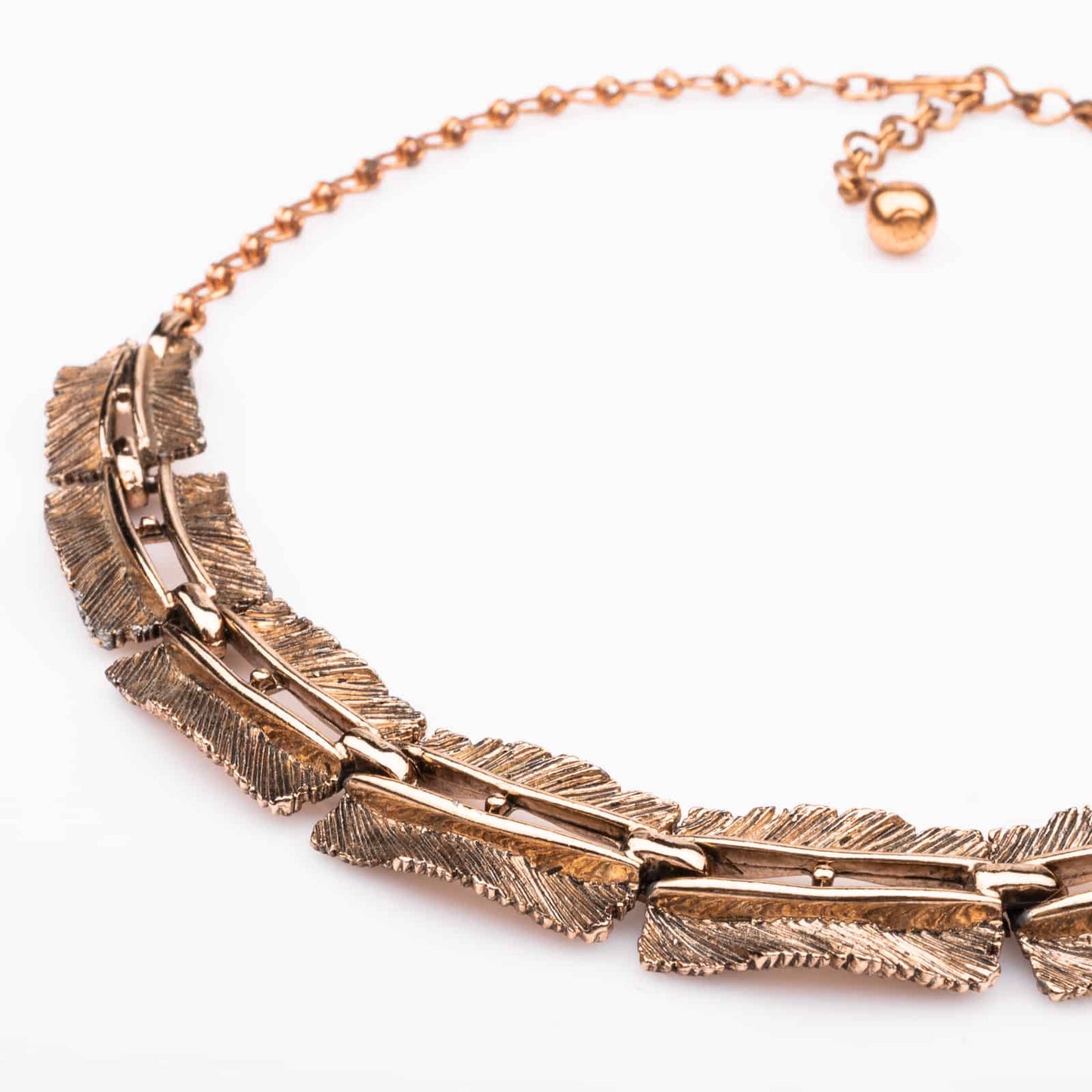 Kupfer-Halskette-50s-60s