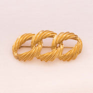 NAPIER vergoldete Kettenglieder Brosche