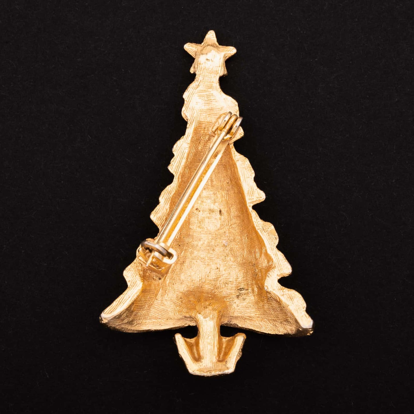 Weihnachtsbaum-Brosche-goldfarbene-Rückseite